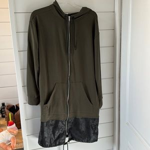 Sweatshirt dress with hood size M